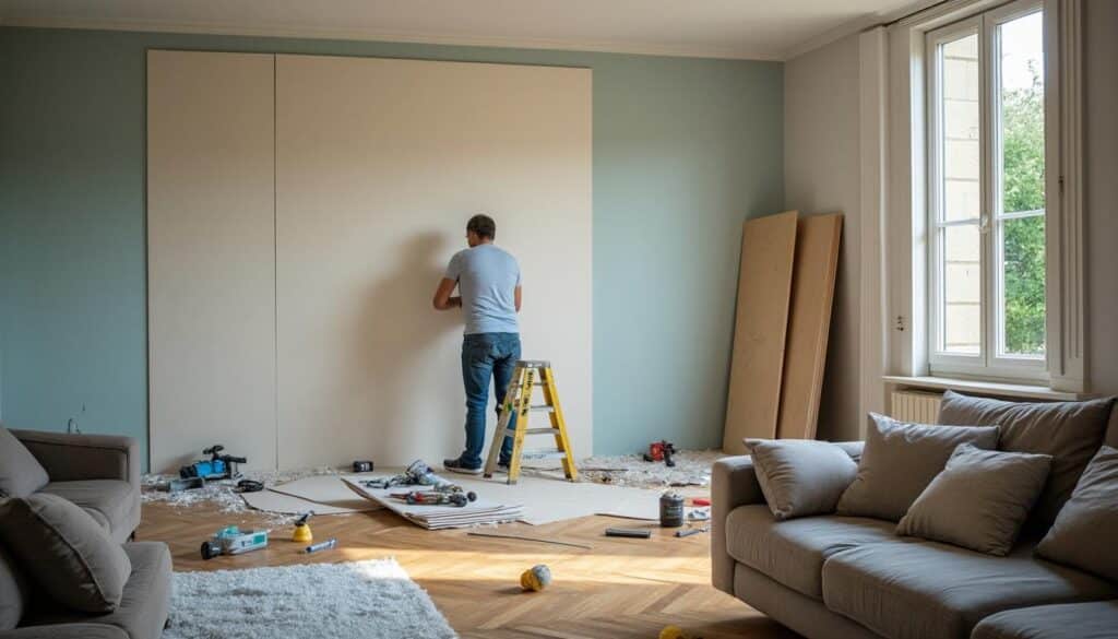 Réduire les bruits de voisinage à travers une cloison mur