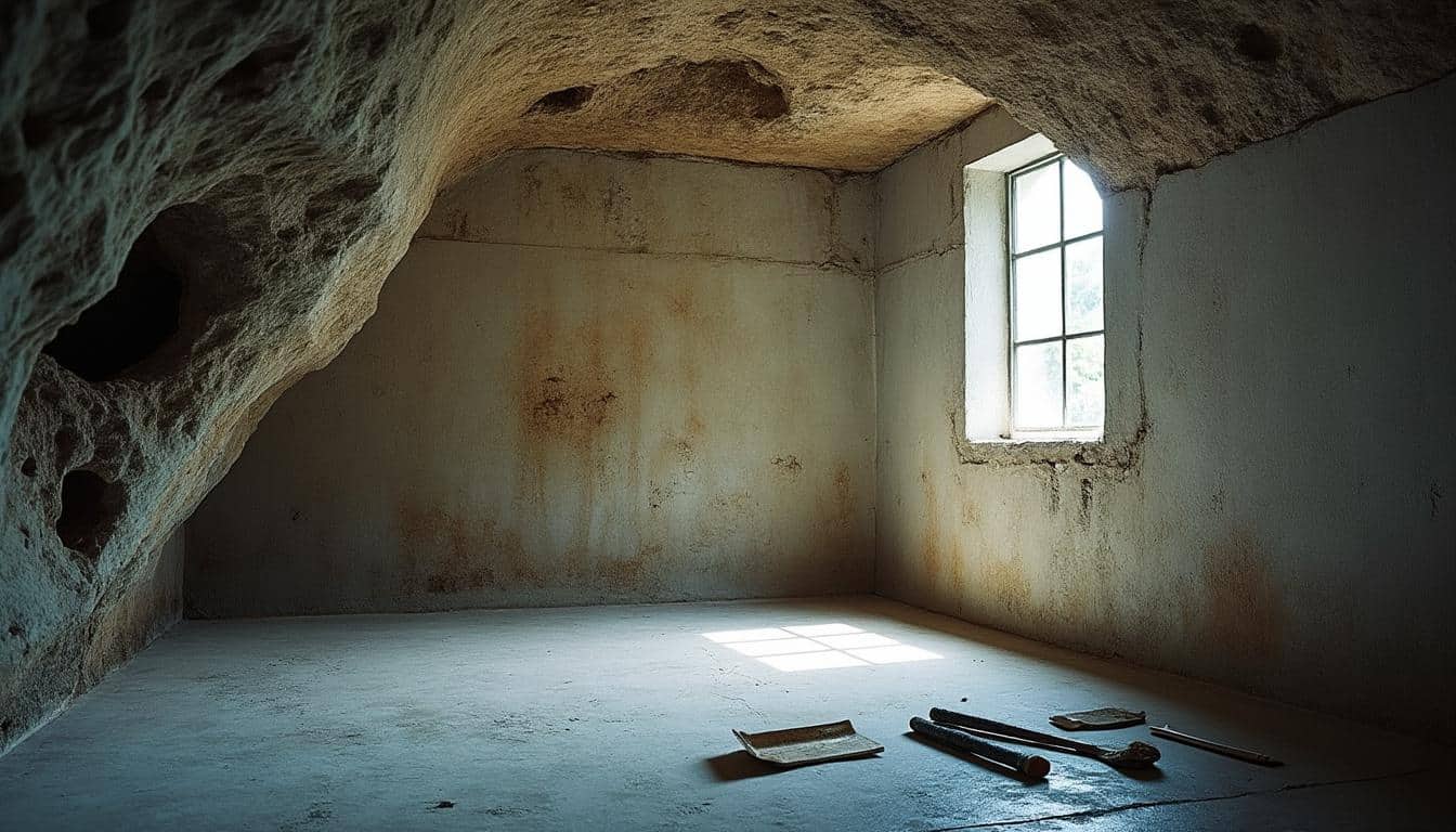 Comment traiter une cloison mur humide dans une cave