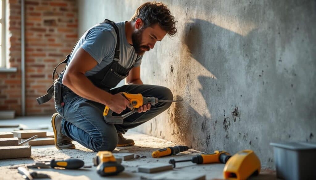 Quels matériaux utiliser pour fixer solidement au mur avec une perceuse ?