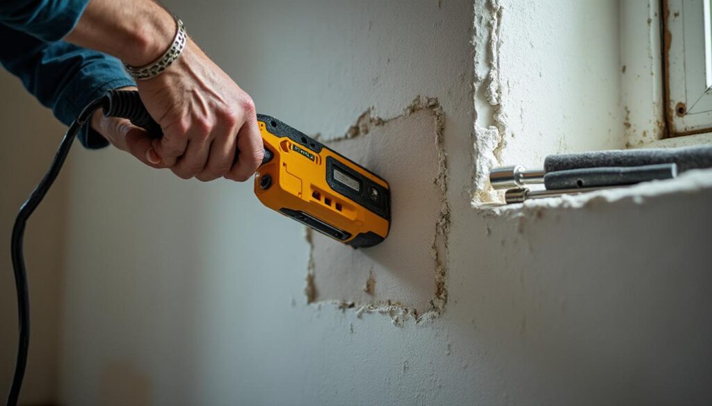 Conseils pratiques pour éviter les éclats lors du perçage d’un mur