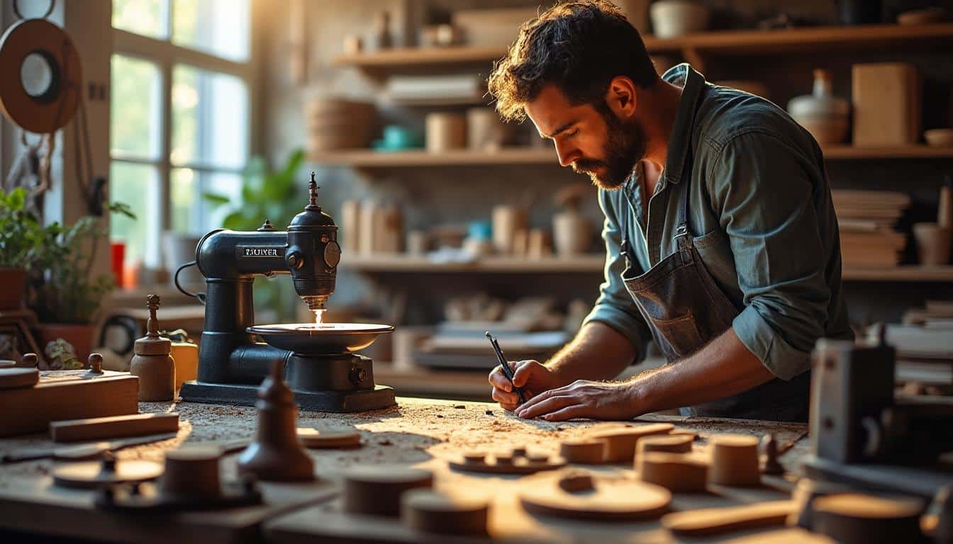 Illustration: Pourquoi choisir une scie à chantourner Hegner pour vos projets créatifs ?
