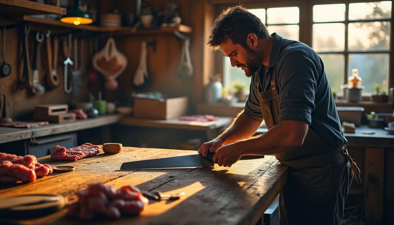 Illustration: Comprendre les caractéristiques et usages de la lame de scie de boucher