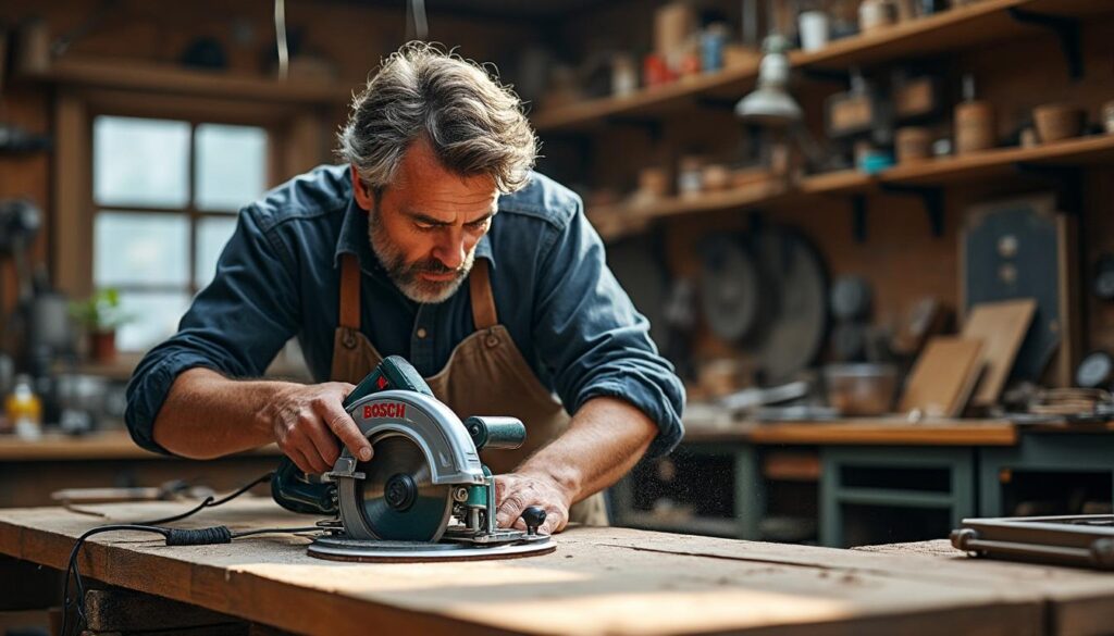 Scie circulaire GKS 190 Bosch : puissance et précision garanties