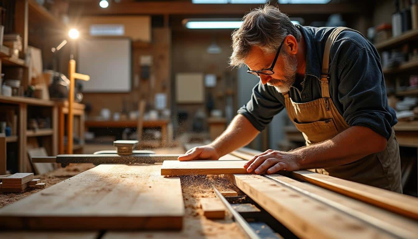 Illustration: Comment la scie plongeante Erbauer facilite la découpe précise en atelier ou sur chantier