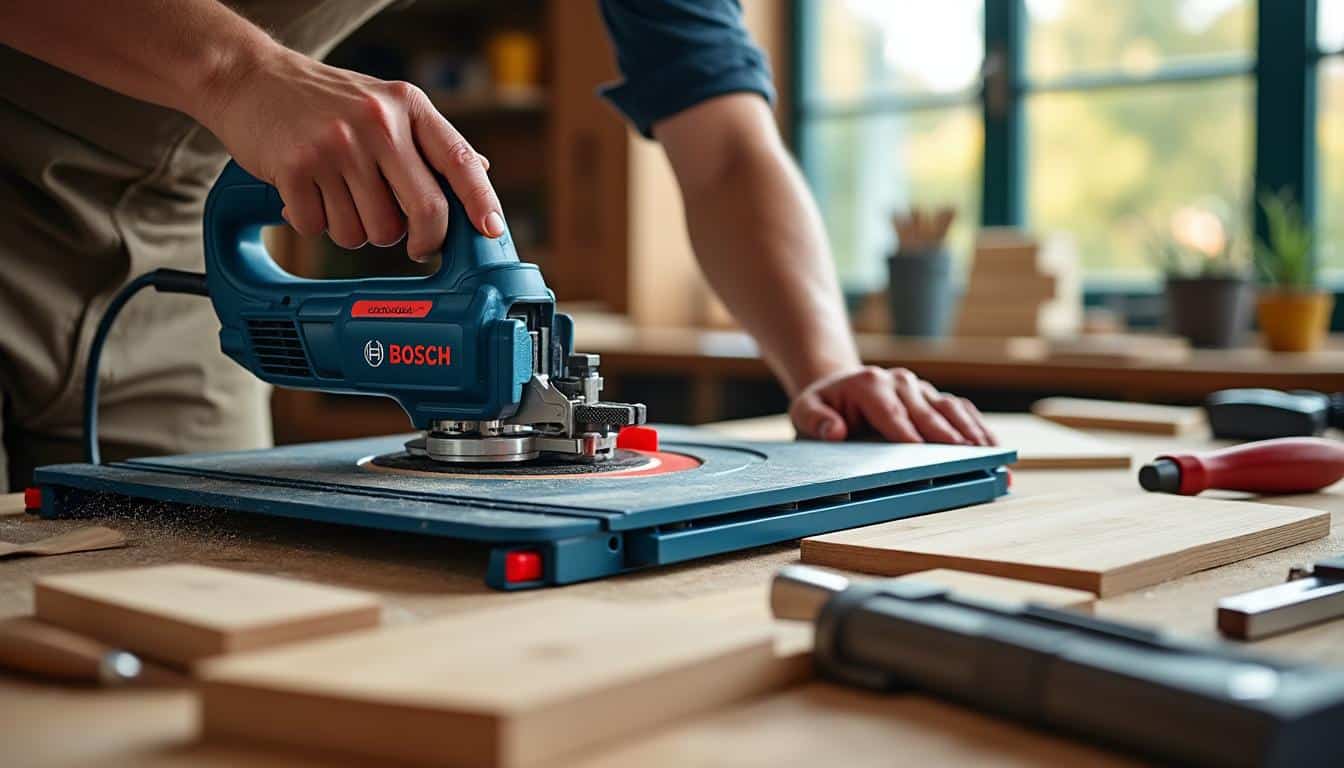 Illustration: Découvrir les caractéristiques techniques de la scie sur table Bosch GTS 635 216