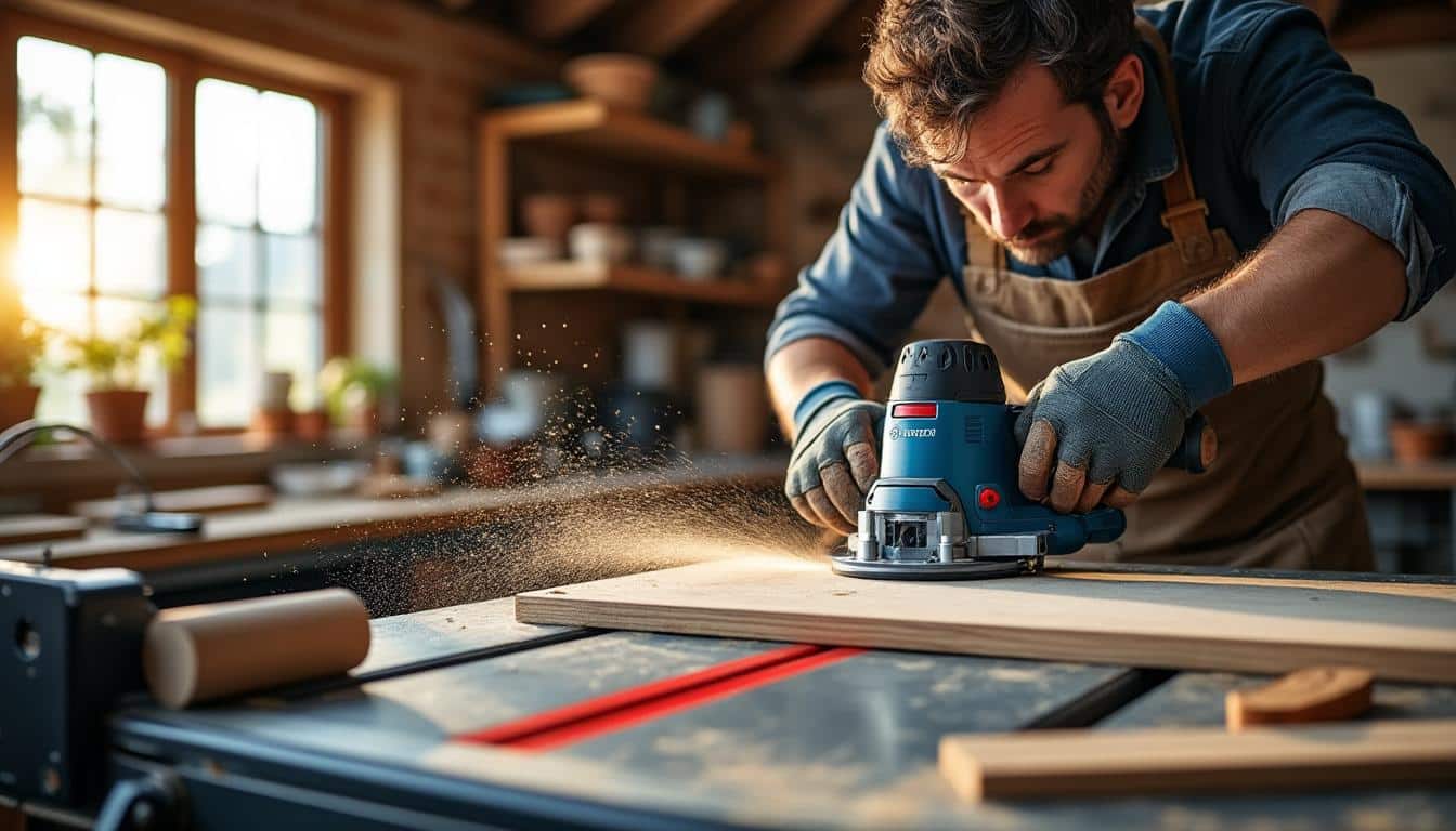 Illustration: Les fonctionnalités clés et avantages de la scie sur table Bosch GTS 635 216