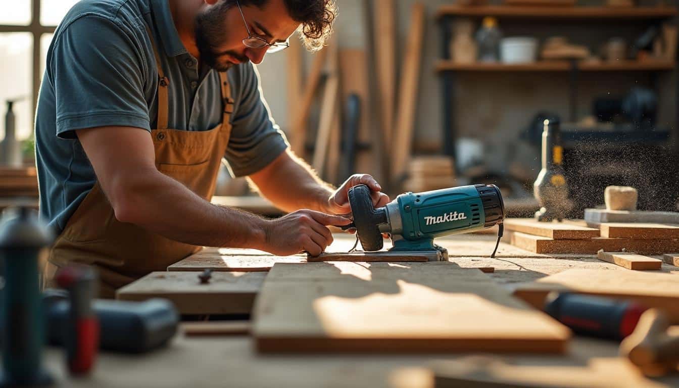 Illustration: Comment régler et utiliser efficacement la scie sur table Makita 2712 ?