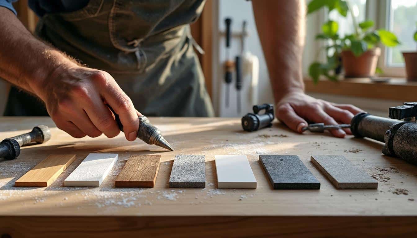 Illustration: Comprendre les matériaux et surfaces à percer