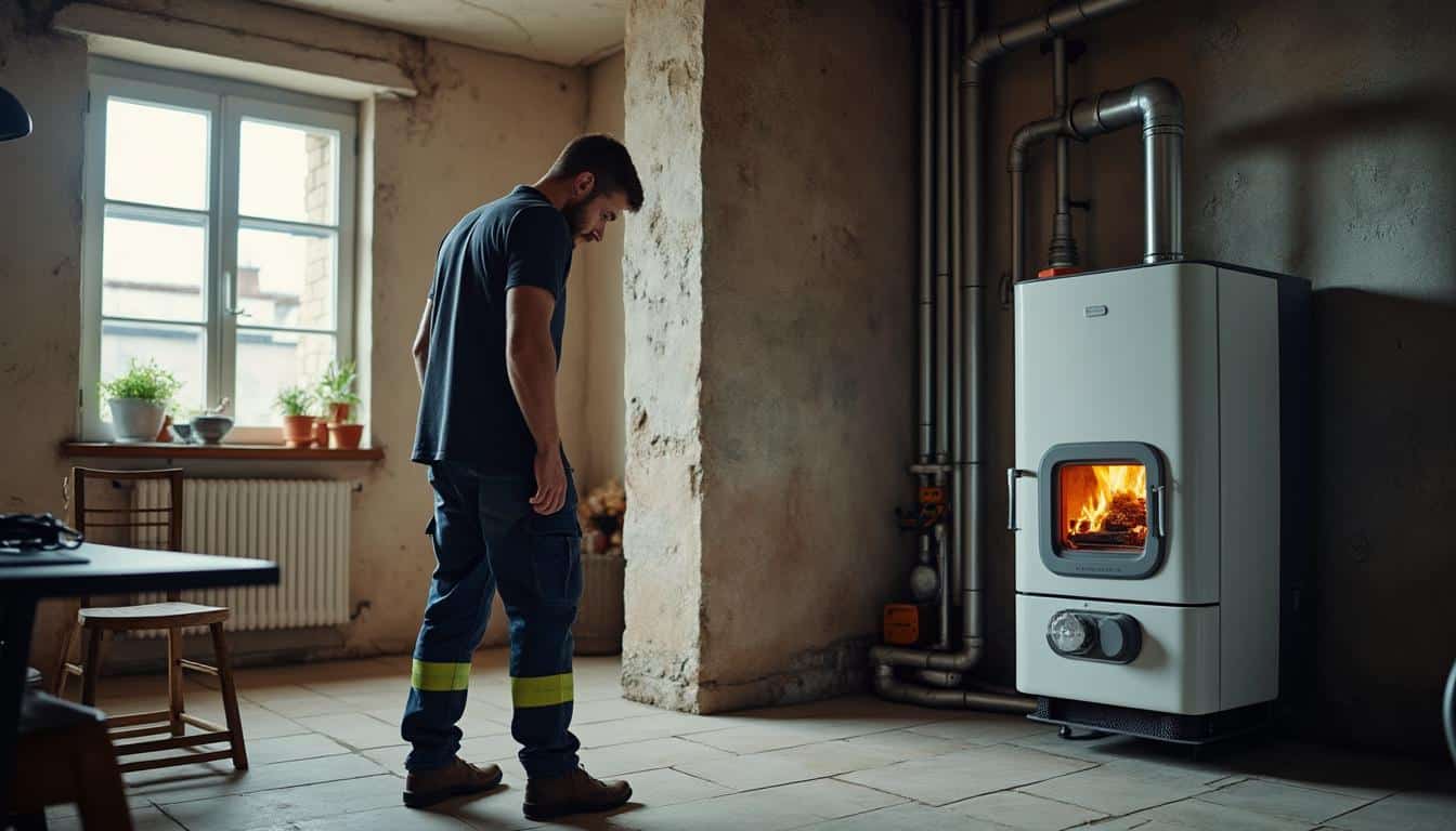 Illustration: Comprendre le fonctionnement et les caractéristiques d’une chaudière à gaz installée au sol