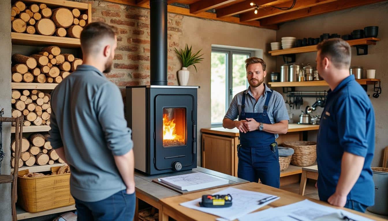 Illustration: Comprendre le fonctionnement d’une chaudière mixte à bois et granulés