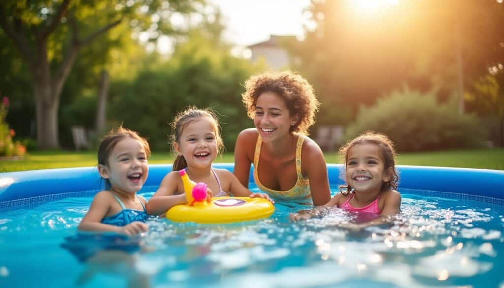 Escalier pour piscine hors sol Intex : confort et sécurité garantis