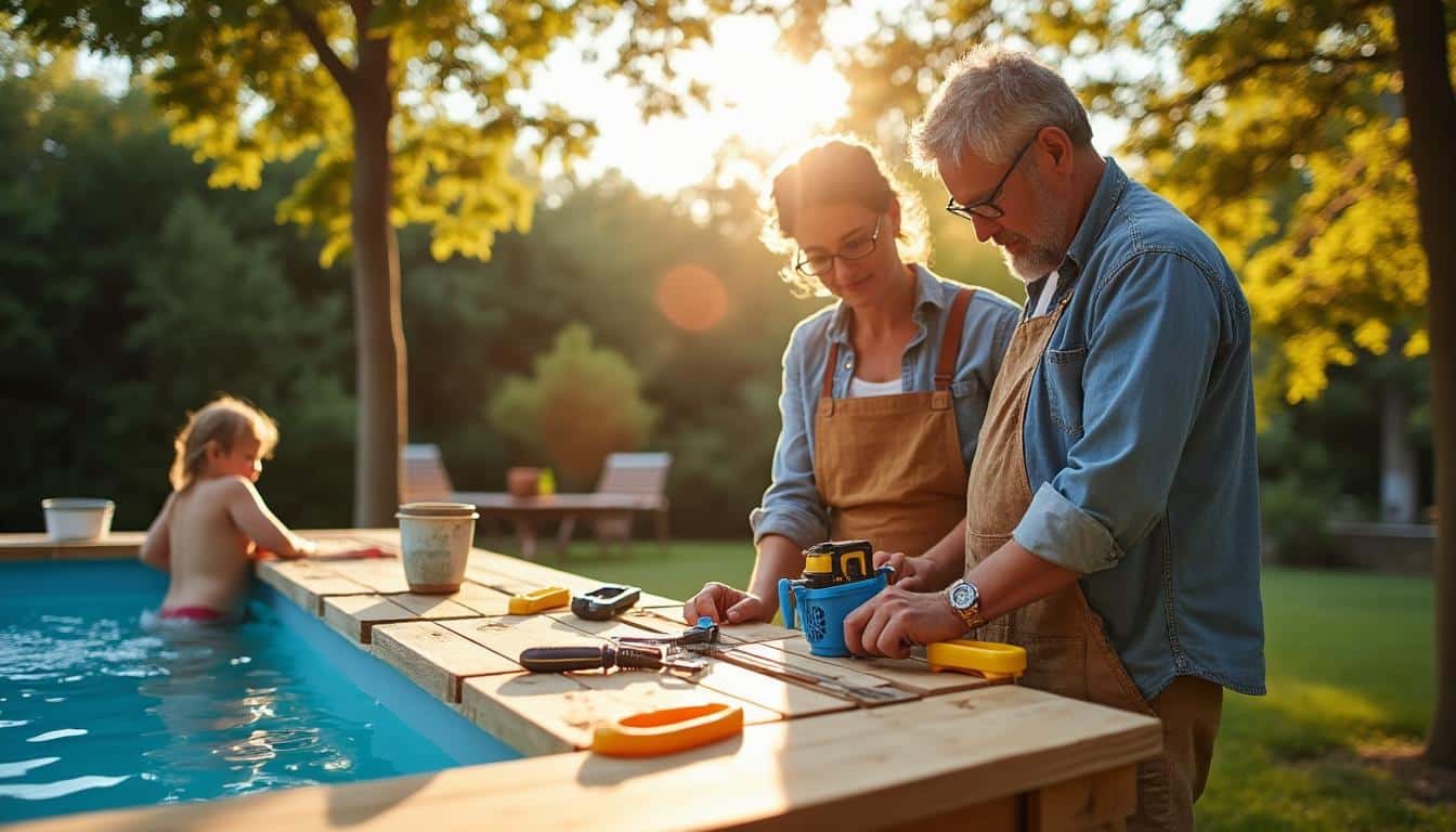 Illustration: Comprendre le rôle d’un kit d’habillage pour piscine hors sol