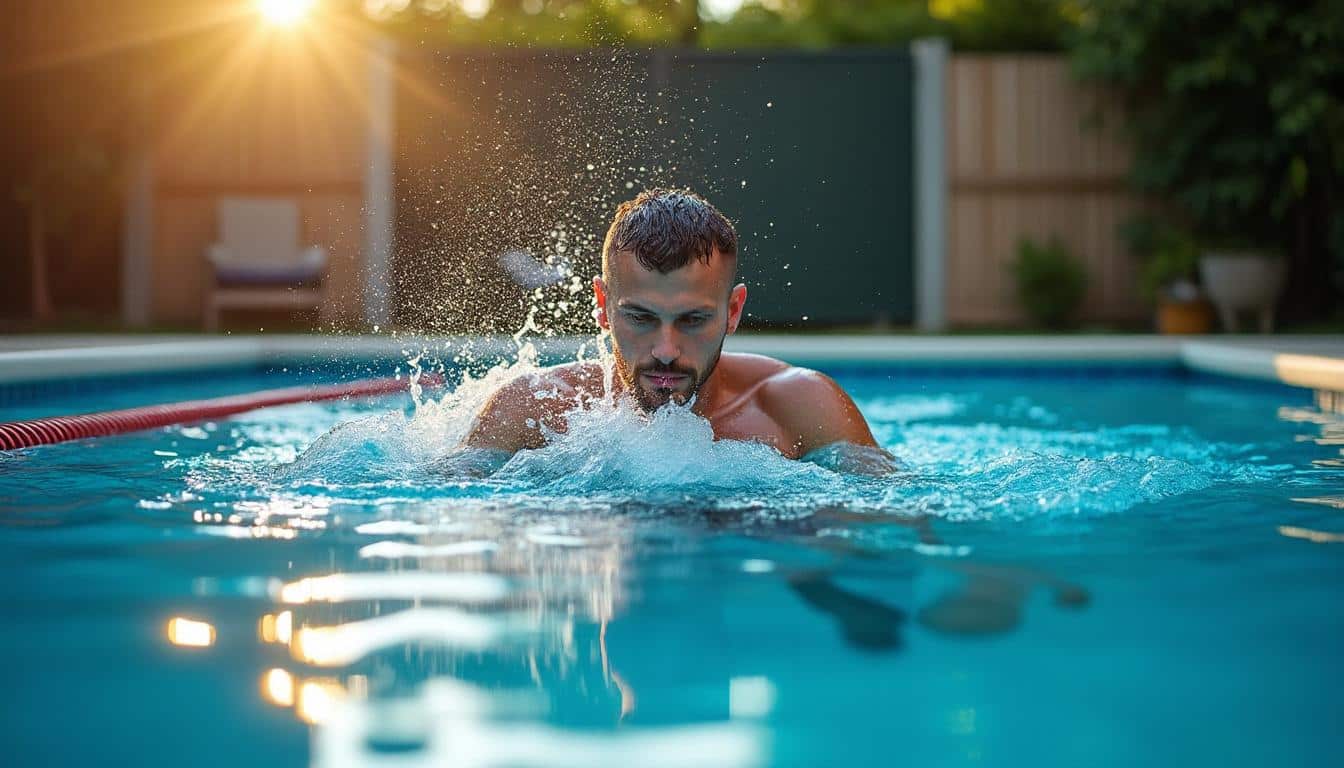 Illustration: Comment fonctionne la nage à contre-courant dans une piscine hors sol ?