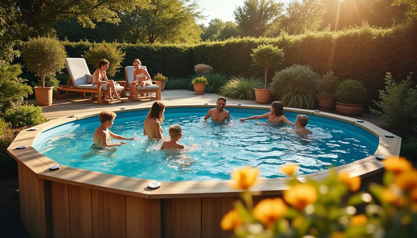Illustration: Pourquoi opter pour une piscine ronde en bois dans son jardin ?