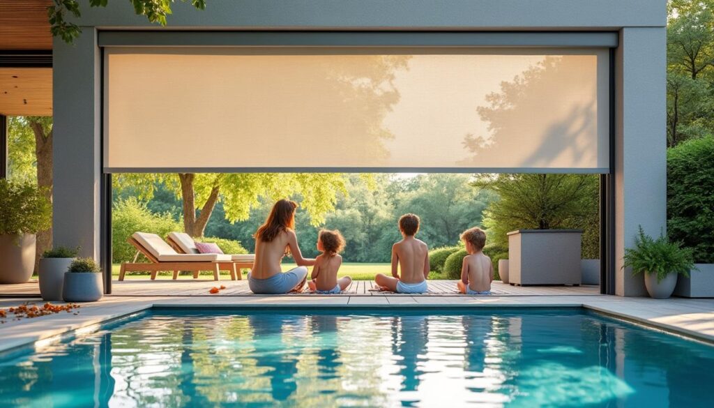 Piscine volet hors sol : sécurité et facilité d’entretien optimales