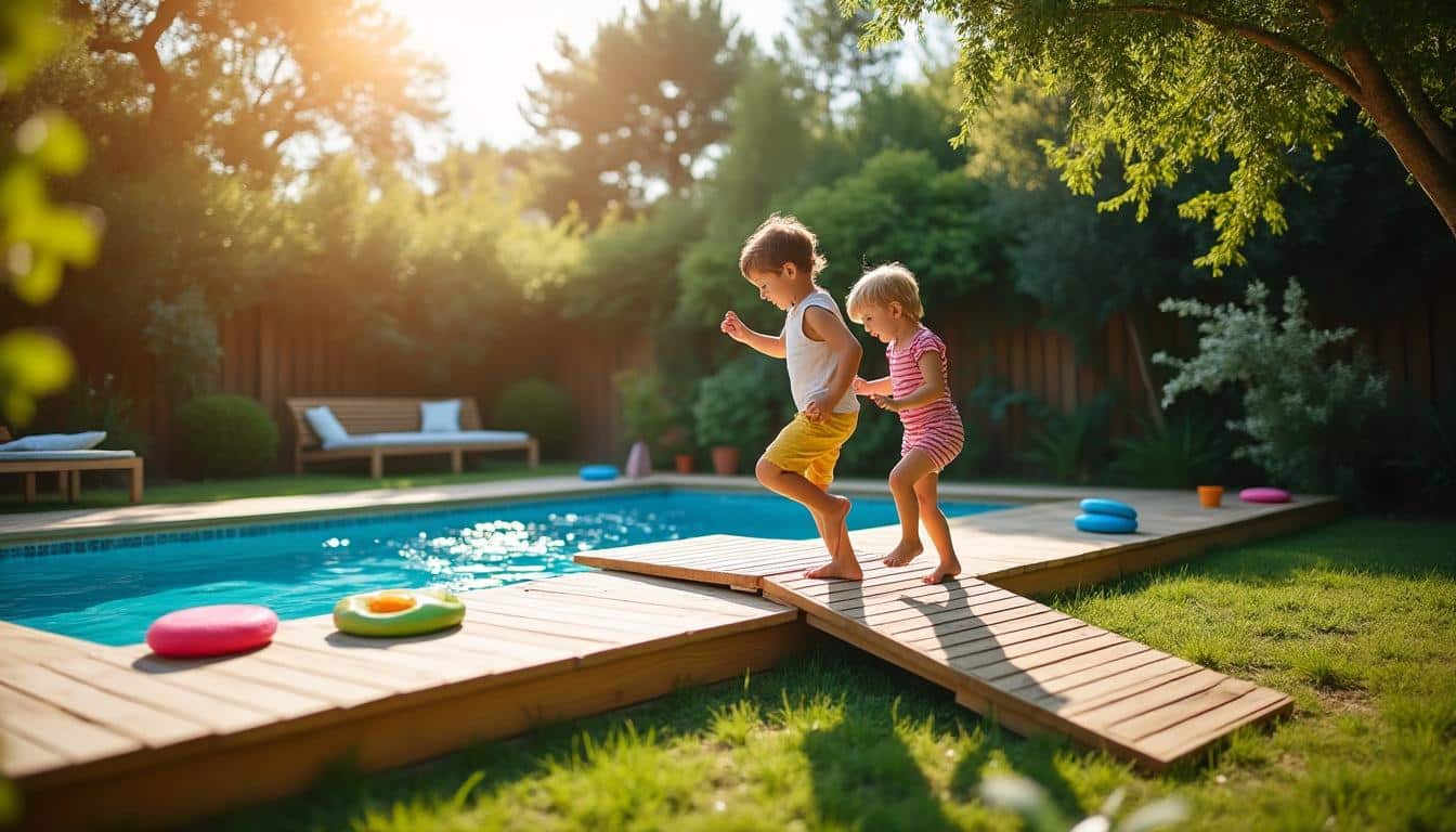 Plateforme pour piscine hors sol : accès sécurisé et confort optimal