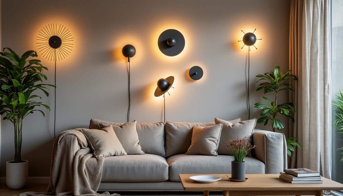 Illustration: Une sélection variée des appliques murales dorées pour tous les styles
