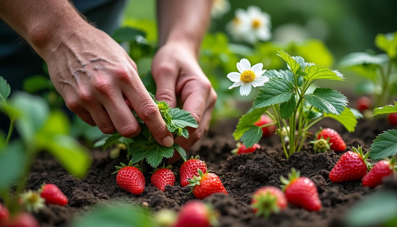 Engrais pour les fraises : choisir et doser pour une récolte abondante