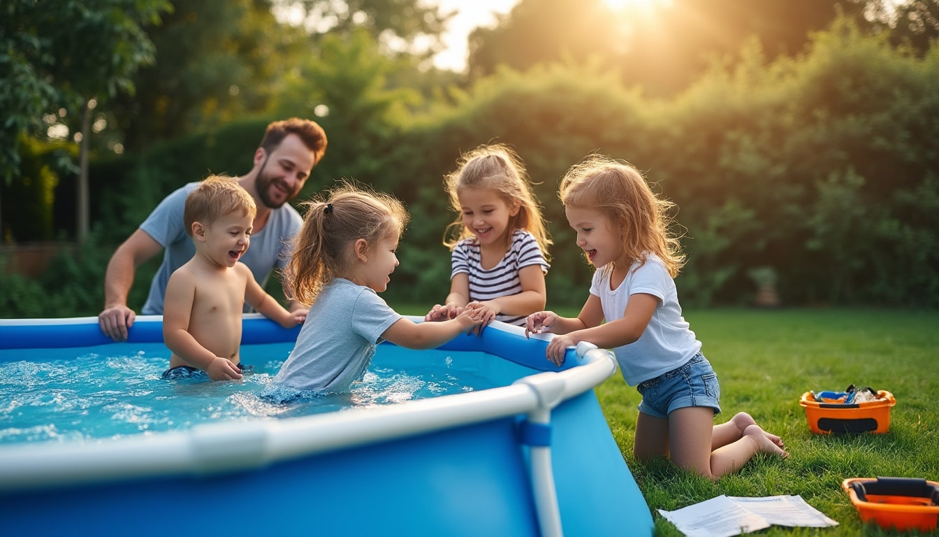 Piscine hors sol : montage facile et guide complet d’installation