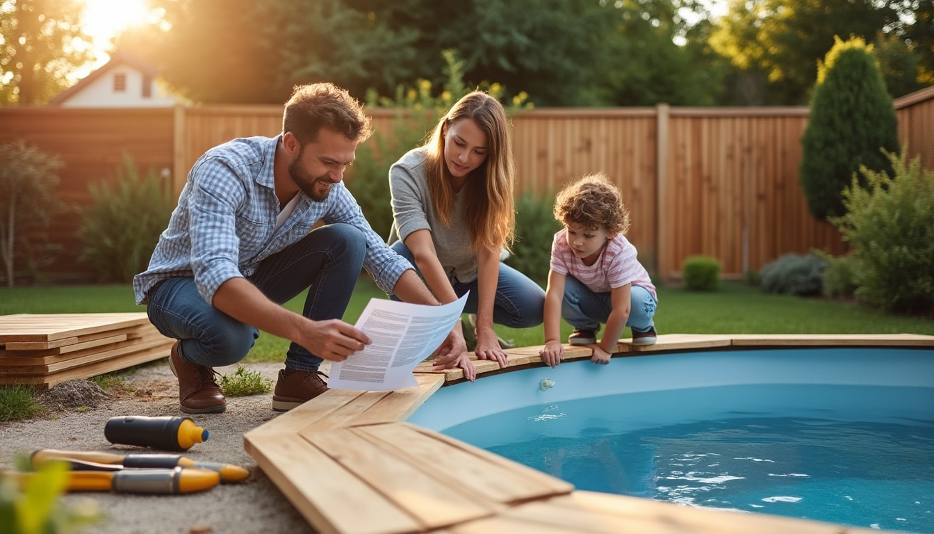 Illustration: Comprendre ce qu’est une piscine en bois hors sol et ses spécificités