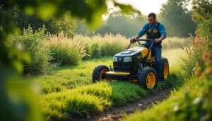 Tondeuse débroussailleuse : bien choisir pour terrain difficile